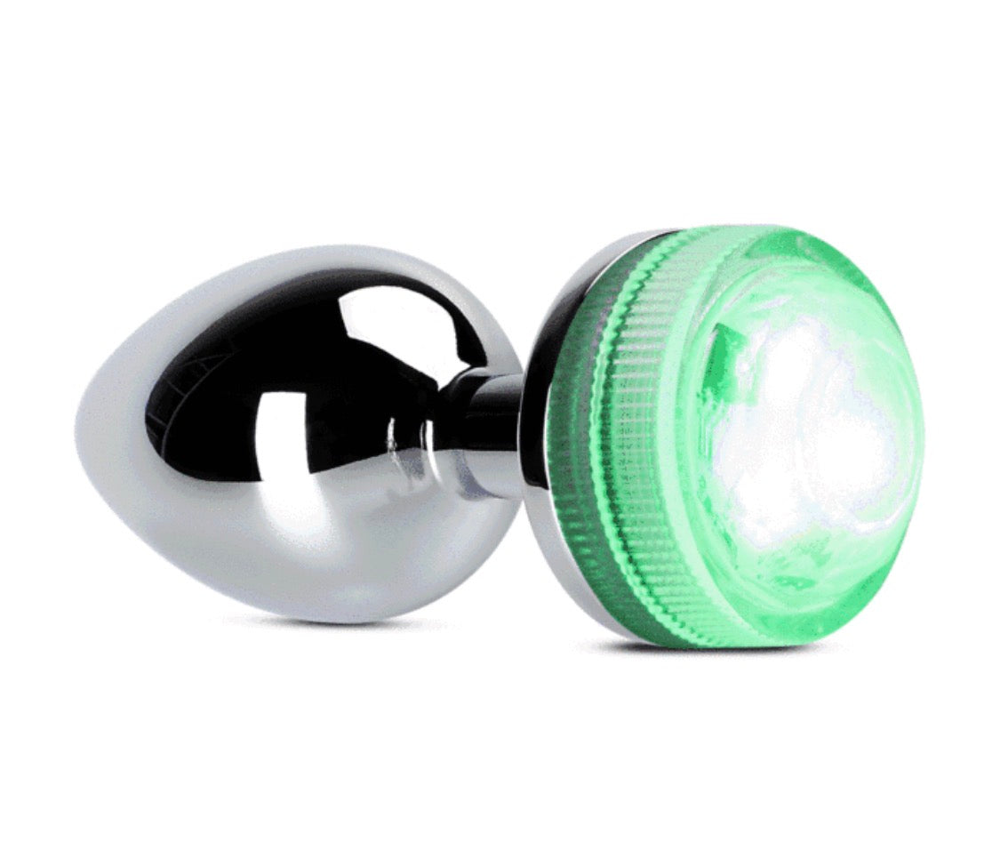 Metal Butt Plug with Light ( Non Vibrating )